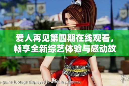 爱人再见第四期在线观看，畅享全新综艺体验与感动故事