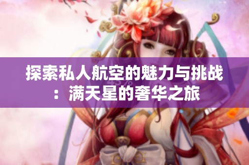 探索私人航空的魅力与挑战：满天星的奢华之旅