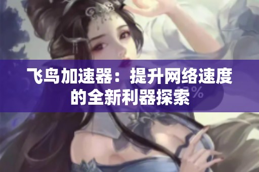 飞鸟加速器：提升网络速度的全新利器探索