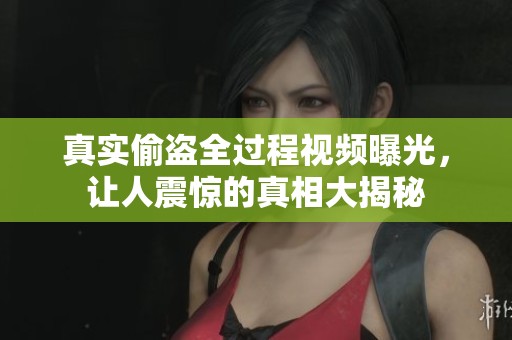 真实偷盗全过程视频曝光，让人震惊的真相大揭秘