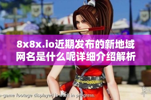 8x8x.io近期发布的新地域网名是什么呢详细介绍解析