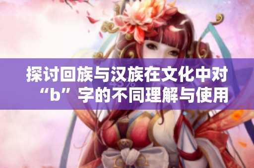 探讨回族与汉族在文化中对“b”字的不同理解与使用