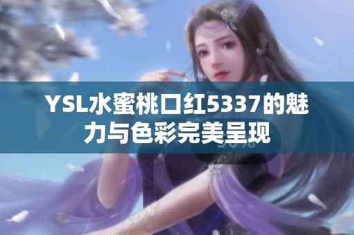 YSL水蜜桃口红5337的魅力与色彩完美呈现