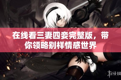 在线看三妻四妾完整版，带你领略别样情感世界