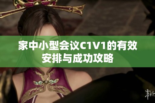 家中小型会议C1V1的有效安排与成功攻略