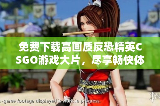 免费下载高画质反恐精英CSGO游戏大片，尽享畅快体验
