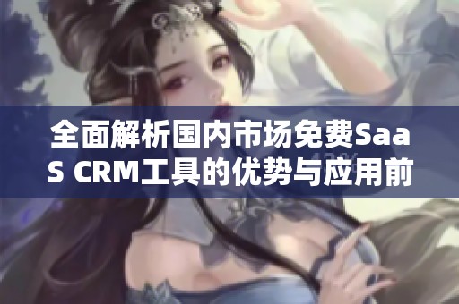全面解析国内市场免费SaaS CRM工具的优势与应用前景
