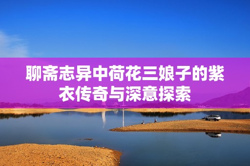聊斋志异中荷花三娘子的紫衣传奇与深意探索