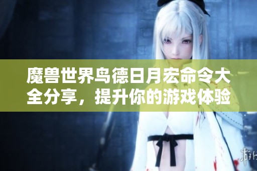 魔兽世界鸟德日月宏命令大全分享，提升你的游戏体验