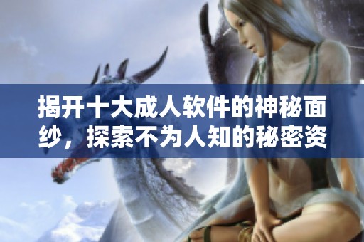 揭开十大成人软件的神秘面纱，探索不为人知的秘密资源