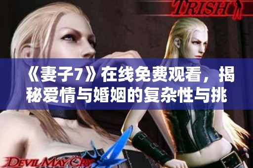 《妻子7》在线免费观看，揭秘爱情与婚姻的复杂性与挑战
