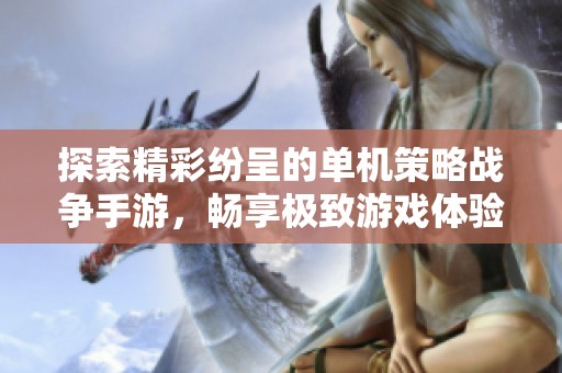 探索精彩纷呈的单机策略战争手游，畅享极致游戏体验和战争智慧的完美结合