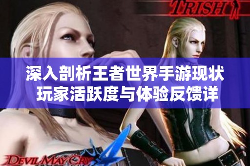 深入剖析王者世界手游现状 玩家活跃度与体验反馈详解