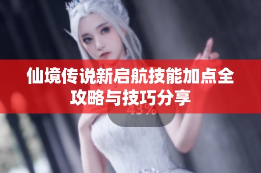 仙境传说新启航技能加点全攻略与技巧分享