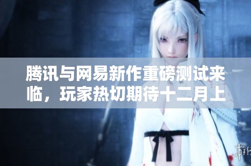 腾讯与网易新作重磅测试来临，玩家热切期待十二月上线