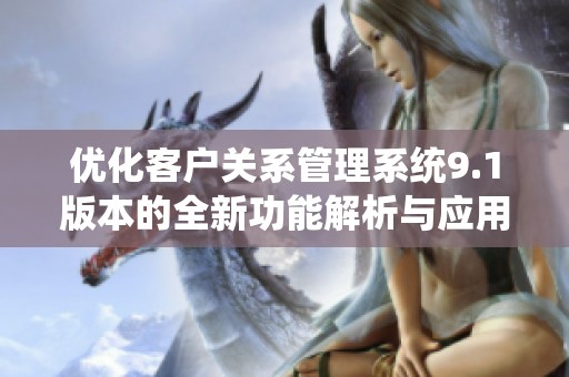 优化客户关系管理系统9.1版本的全新功能解析与应用探讨