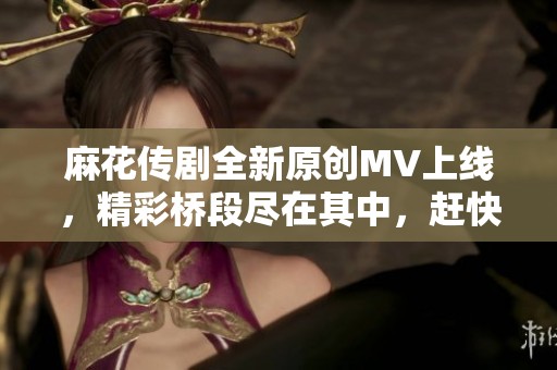 麻花传剧全新原创MV上线，精彩桥段尽在其中，赶快来观看吧！