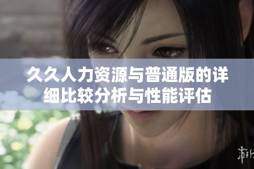 久久人力资源与普通版的详细比较分析与性能评估