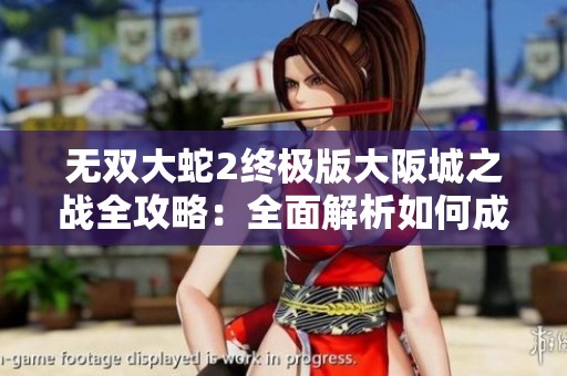 无双大蛇2终极版大阪城之战全攻略:全面解析如何成功保护八盐折的技巧与策略