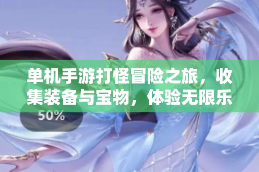 单机手游打怪冒险之旅，收集装备与宝物，体验无限乐趣与挑战