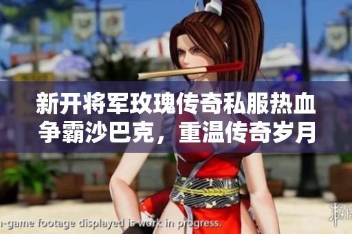 新开将军玫瑰传奇私服热血争霸沙巴克，重温传奇岁月再续英雄梦