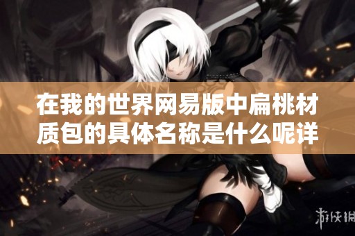 在我的世界网易版中扁桃材质包的具体名称是什么呢详细解析与介绍