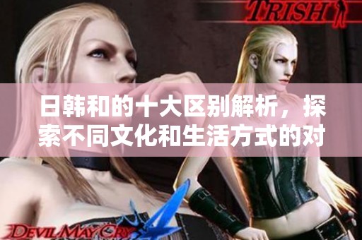 日韩和的十大区别解析，探索不同文化和生活方式的对比