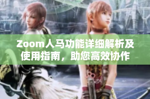 Zoom人马功能详细解析及使用指南，助您高效协作
