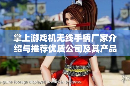 掌上游戏机无线手柄厂家介绍与推荐优质公司及其产品特性分析