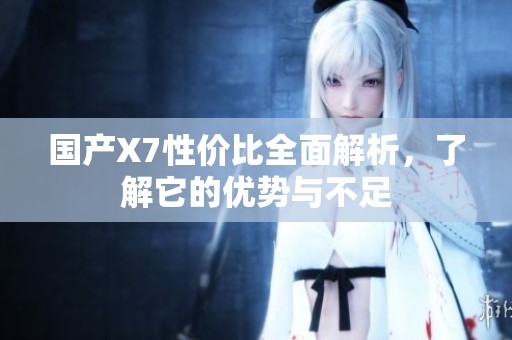 国产X7性价比全面解析，了解它的优势与不足