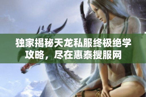 独家揭秘天龙私服终极绝学攻略，尽在惠泰搜服网