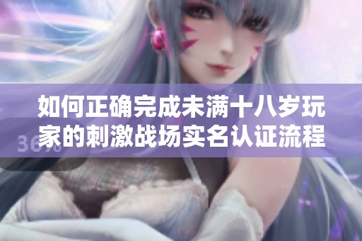 如何正确完成未满十八岁玩家的刺激战场实名认证流程与注意事项