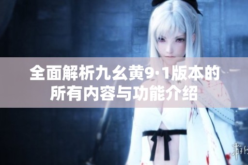 全面解析九幺黄9·1版本的所有内容与功能介绍