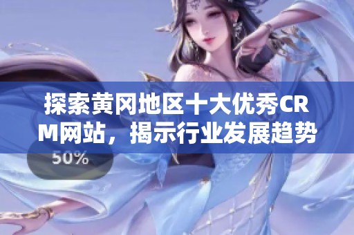 探索黄冈地区十大优秀CRM网站，揭示行业发展趋势与机遇