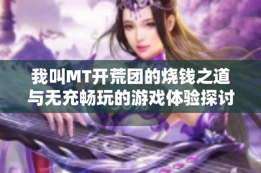 我叫MT开荒团的烧钱之道与无充畅玩的游戏体验探讨