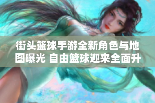 街头篮球手游全新角色与地图曝光 自由篮球迎来全面升级
