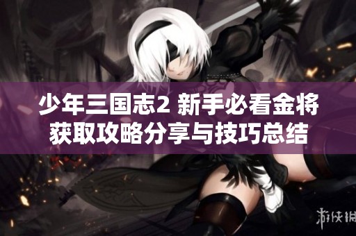 少年三国志2 新手必看金将获取攻略分享与技巧总结