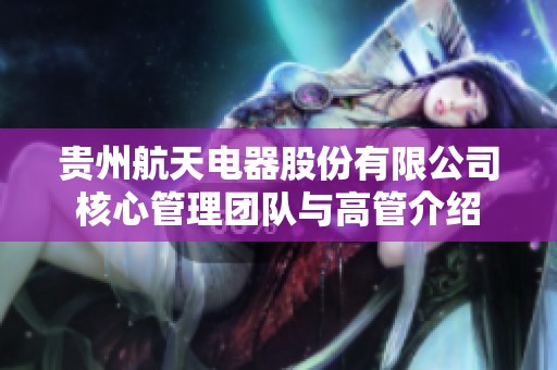 贵州航天电器股份有限公司核心管理团队与高管介绍