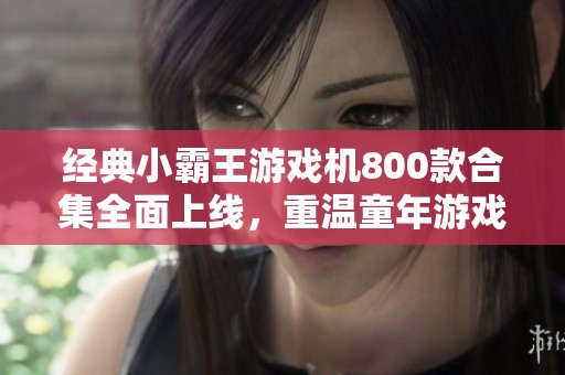 经典小霸王游戏机800款合集全面上线，重温童年游戏记忆