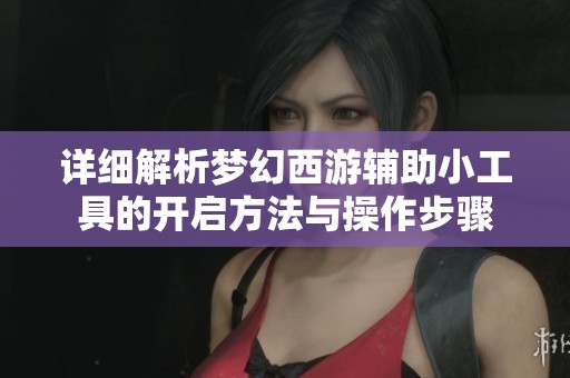 详细解析梦幻西游辅助小工具的开启方法与操作步骤