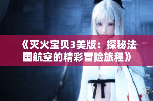 《灭火宝贝3美版：探秘法国航空的精彩冒险旅程》