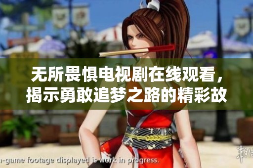 无所畏惧电视剧在线观看，揭示勇敢追梦之路的精彩故事