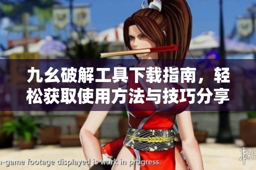 九幺破解工具下载指南，轻松获取使用方法与技巧分享