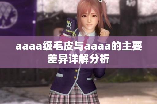aaaa级毛皮与aaaa的主要差异详解分析