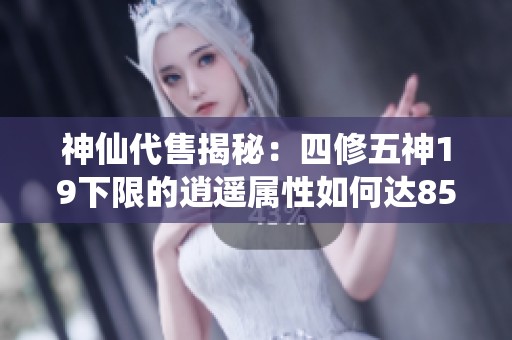 神仙代售揭秘：四修五神19下限的逍遥属性如何达8500+