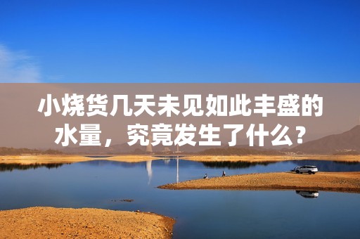 小烧货几天未见如此丰盛的水量，究竟发生了什么？