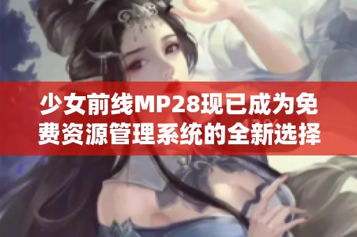 少女前线MP28现已成为免费资源管理系统的全新选择