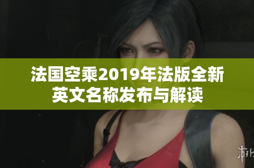 法国空乘2019年法版全新英文名称发布与解读