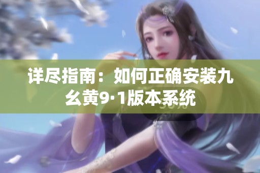 详尽指南：如何正确安装九幺黄9·1版本系统