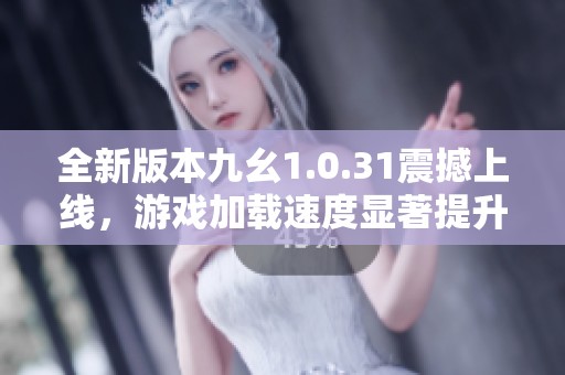 全新版本九幺1.0.31震撼上线，游戏加载速度显著提升